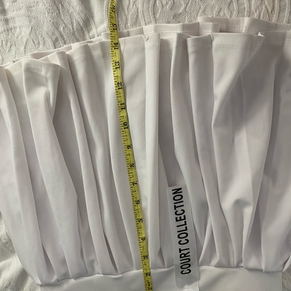 NWT White Pleated Skort size M - Picture 5 of 5